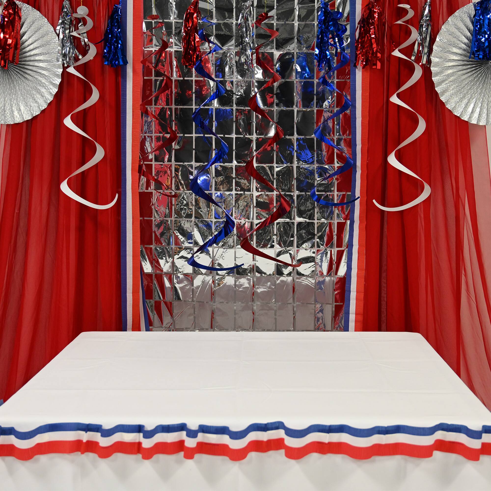 Beistle 30ft. Patriotic Crepe Streamers, 3ct.